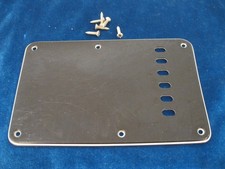 Late 1970's Fender Stratocaster Tremolo Cavity Cover Back Plate  screws B/W/B