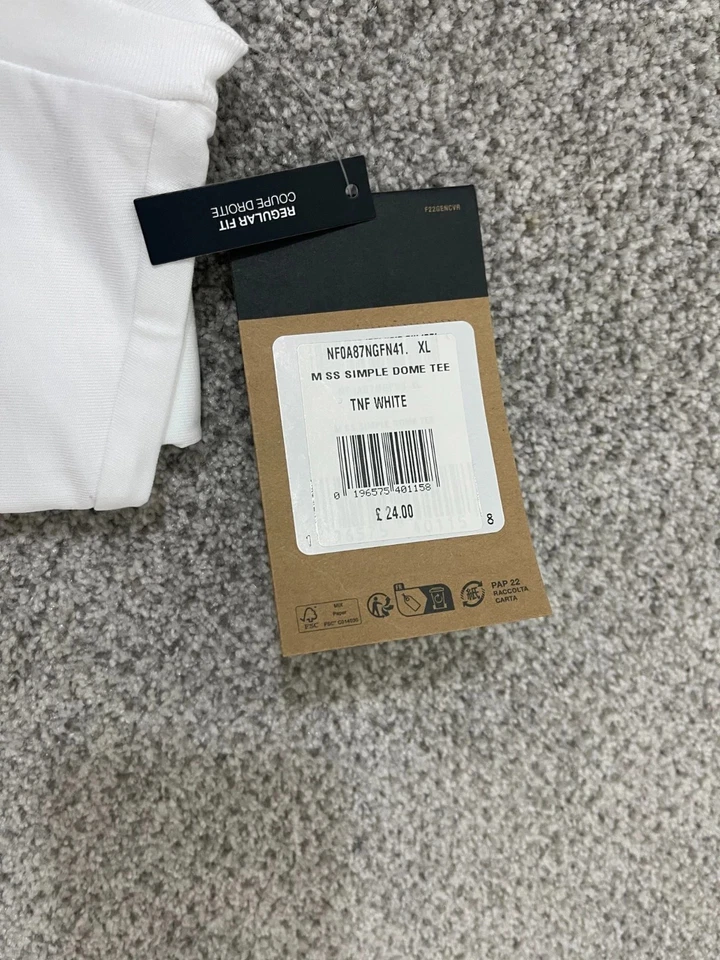 The North Face Mens T Shirt TNF Simple Dome Short Sleeve Crew Neck Casual Tee - Image 3 of 3