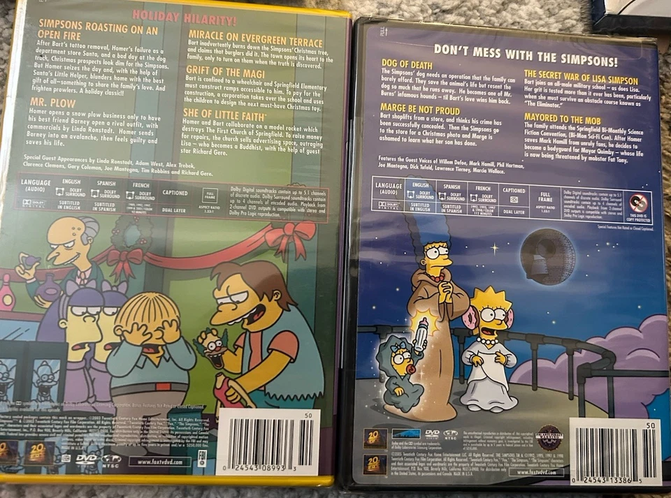 Simpsons DVD Sets Brand New Sealed Full Set 1-20 & Extras (No 18). Foto 2 de 4