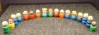 17 Vintage Wood Wooden Fisher Price Little People FPLP Wood / Plastic Heads