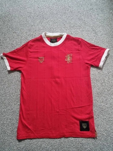 Manchester United Man Utd Football Town The Devil Cantona #7 Shirt Large