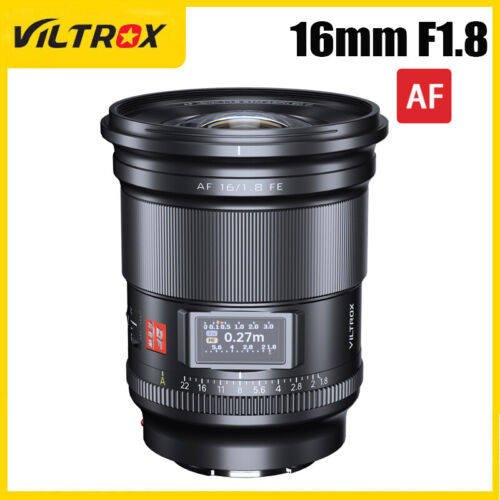 Objectif plein format Viltrox 16 mm F1,8 AF pour monture E a7R a7R3 a7R4 a7R5 a7III - Photo 1/11