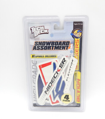 Tech Deck Snowboard Assortment 1 Action Sticker - NEU/OVP