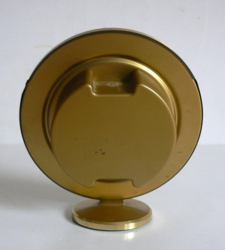 JUNGHANS ASTRA QUARZ MESSING TISCHUHR Ø 13 CM 60ER JAHRE - Bild 6 von 9