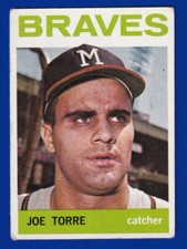 JOE TORRE braves 1964 TOPPS #70 GOOD/VERY GOOD 
