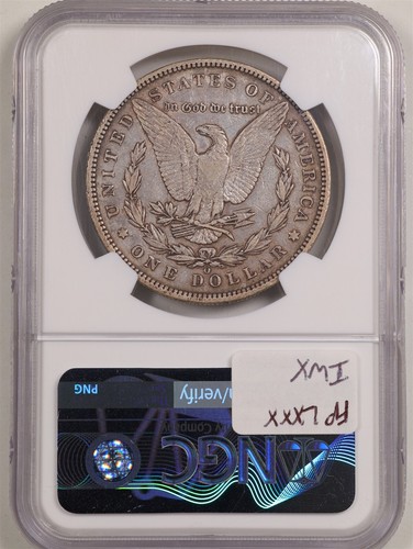1895-O $1 Morgan Silver Dollar XF40 NGC 6484861-027 CAC - Picture 2 of 2