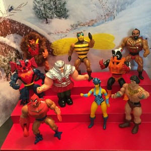 Heman motu plastic stands for action figures LEATOYS x 10 units 200x classic etc