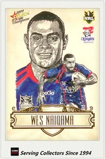 2009 Select NRL Champions Star Sketch Card SK15 Wes Naiqama (Knights)