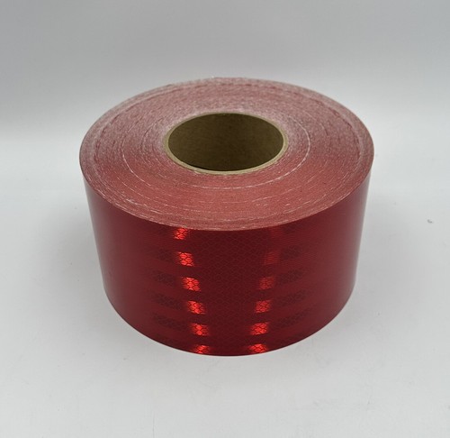 3M 3932 High Intensity Grade Prismatic Reflective Sheeting Red, 4 in x 50 yd NIB - Picture 6 of 15