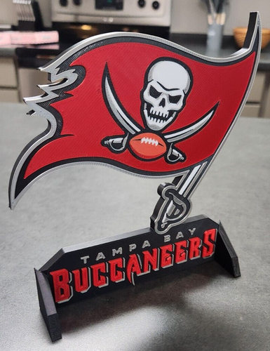 3D gedrucktes Tampa Bay Logo - Bild 4 von 5