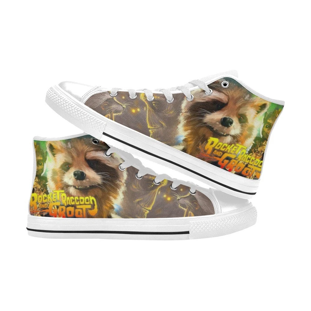 Guardians oF The Galaxy Rocket Raccon High Top Sneakers
