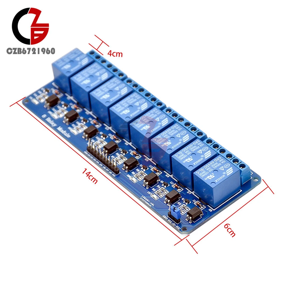 RJ45 Port Ethernet Steuermodul mit 8-Kanal Relais LAN WAN Netzwerk Web Serve - Bild 4 von 4