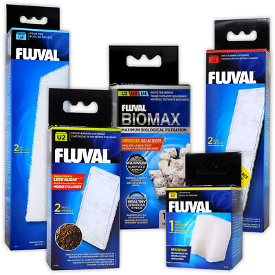 FLUVAL FILTERMEDIEN ERSATZ SCHAUMSTOFF PADS FISCHBECKEN AQUARIUM INNENFILTER
