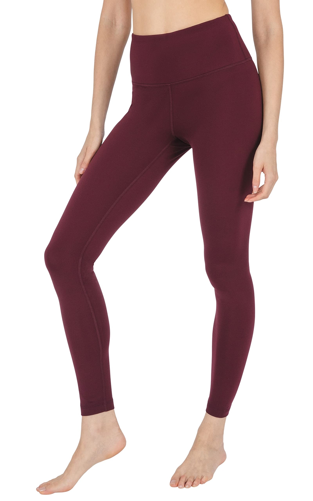 High Waist Fleece Lined Leggings - Yoga Pants - Port Royale - XL