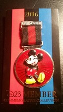 Disney D23 2016 Commemorative WDW  Pin Member Exclusive Mickey Medal