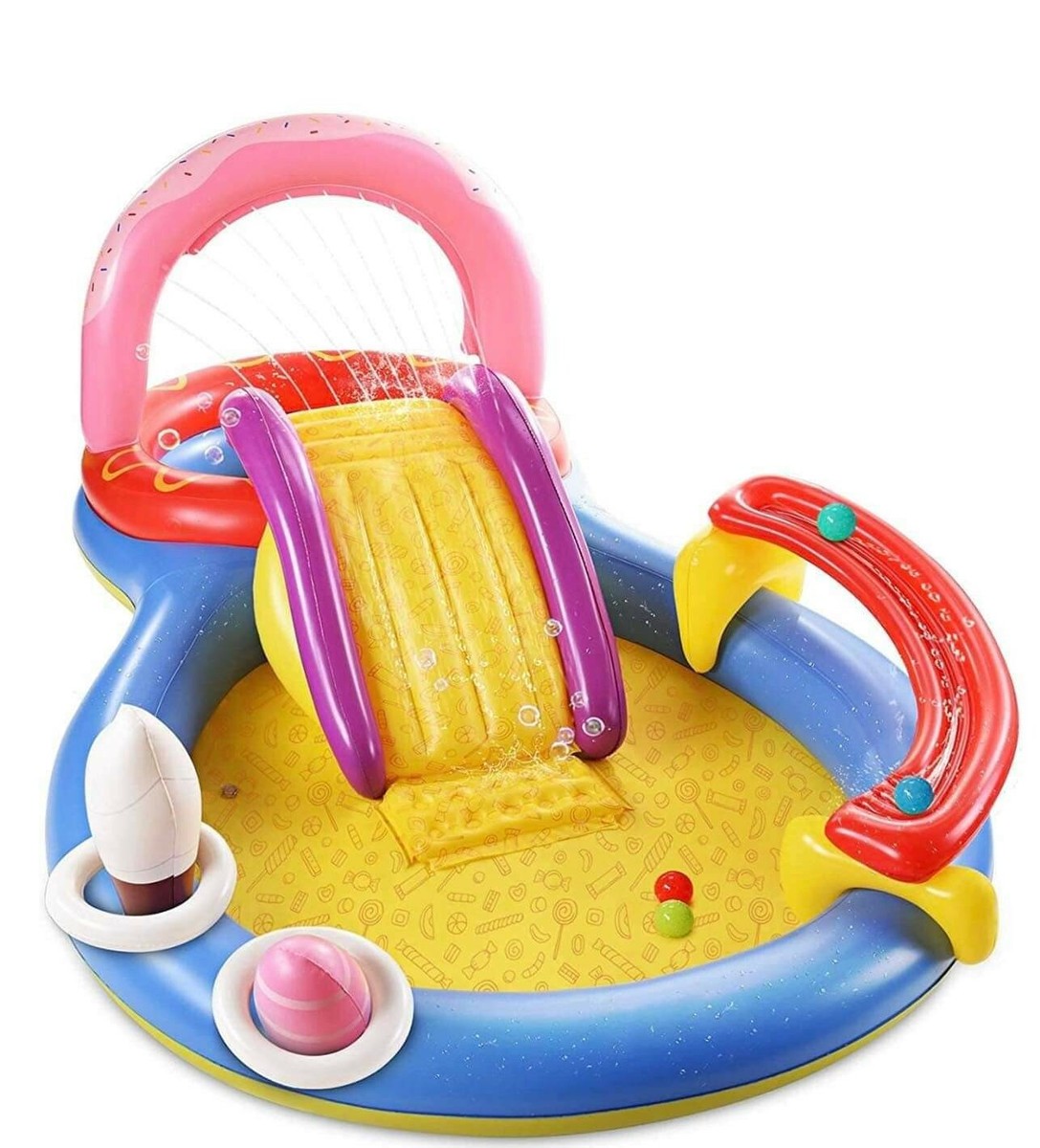 Inflatable Play Center Kiddie Pool | eBay