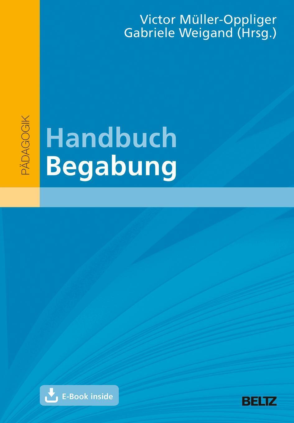Thumbnail - Handbuch Begabung | Mit E-book Inside | Victor Müller-oppliger (u. A.)