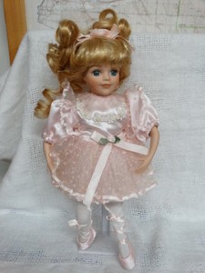 porcelain ballerina doll