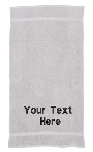 Personalised Custom Embroidered Your Text Towel City Luxury Range Hand Towel - Picture 9 of 17