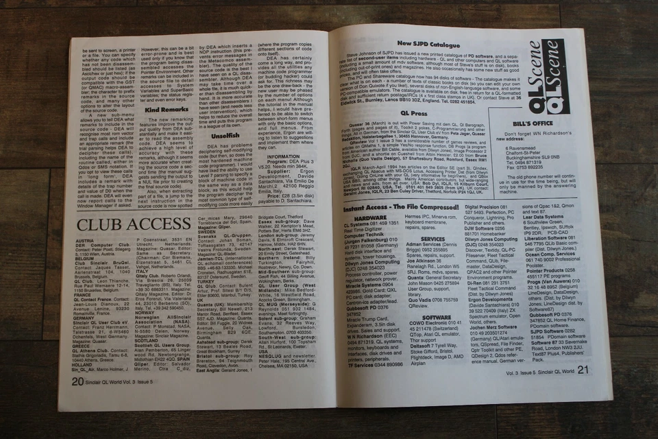 SINCLAIR QL WORLD -- VOLUME 3 ISSUE 4 - Bild 3 von 3