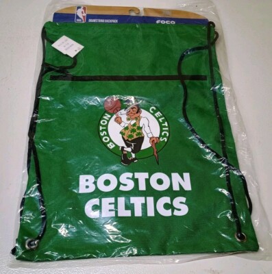 NEW NBA Boston Celtics Team Logo Drawstring FOCO Backpack Green Black