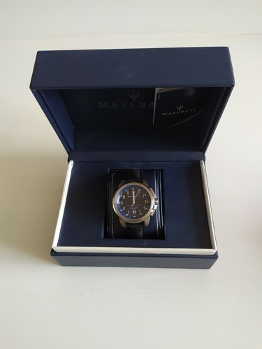 orologio Maserati uomo, cinturino in pelle, movimento al quarzo | eBay