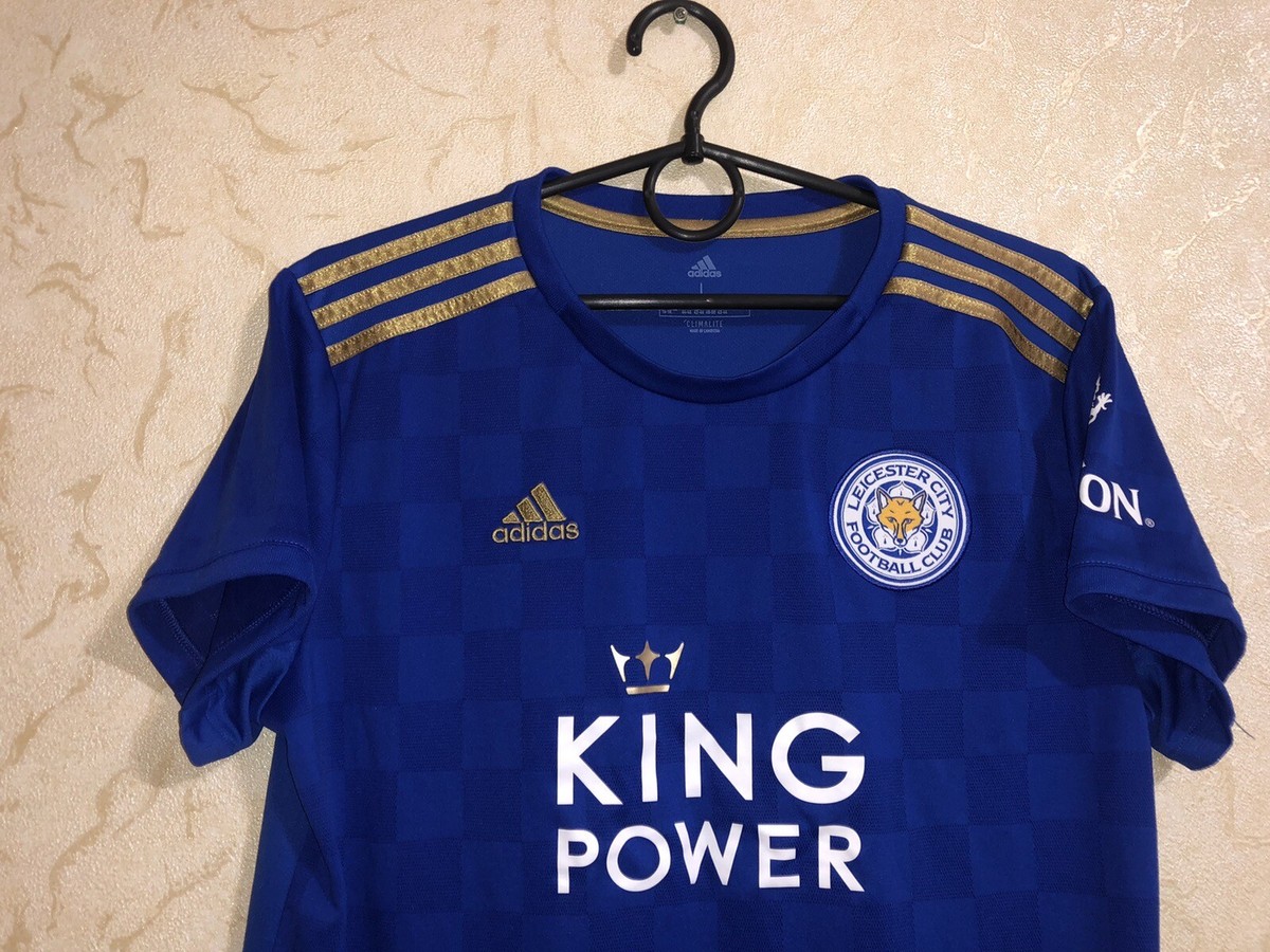 adidas Leicester City シャツ Lサイズ Rare Leicester City 2019-2020 Home Football Jersey Size L