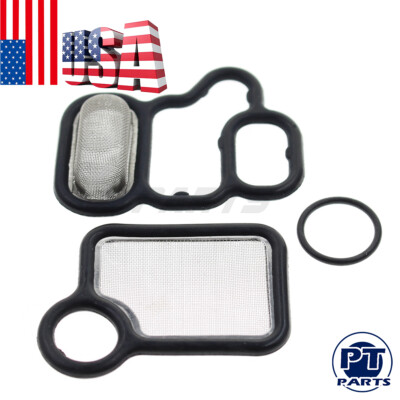 Solenoid VTEC VTC Filter Assy Spool Valve Screen Gasket For Honda