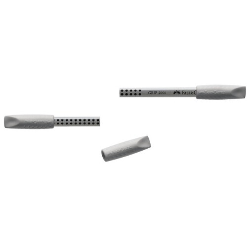 Faber Castell radiergummikappe Grip 4 cm Gummi grau 2 Stück - Bild 2 von 2