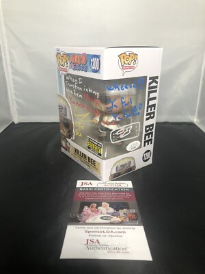 Signed Killer Bee Funko Naruto Catero Colbert Autograph w/ JSA