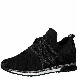 marco tozzi trainers black