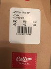 Men’s COTTON TRADERS Stain Resistant Cork Size 40, 33L Cargo NWT pants Zip  — photo 3
