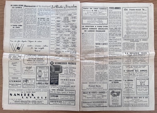 Antique Original Newspaper La Terre Retrouvee 1950 - Picture 6 of 8