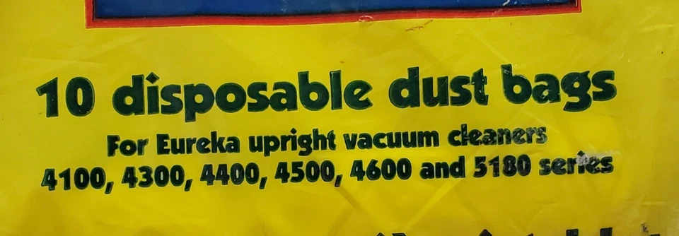 Lot Of 3 Eureka 58236A Style AA Vacuum Bags 10 Per Pack Genuine  - Image 3 of 4