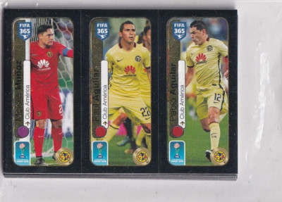 Panini Fifa 365 2017 Sticker Nr. 660 Moises Munoz - Paul Aguilar - Pablo Aguilar