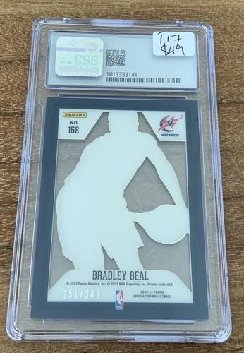 2012-13 Bradley Beal Panini Innovation Rookie View /349 Acetate CSG 8.5 T17 - Bild 2 von 2