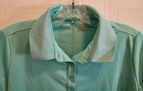Polo Nike Golf Tour Performance donna manica corta Dri Fit blu taglia M - Foto 2 di 9
