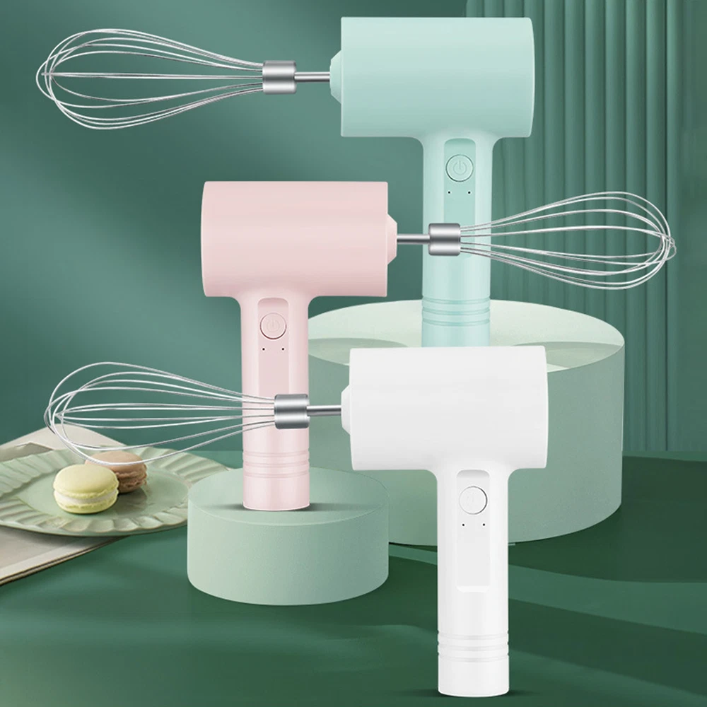 Milk Frother One-key Start Stirring 2 in 1 Electric Grinder Cream Mixer Long