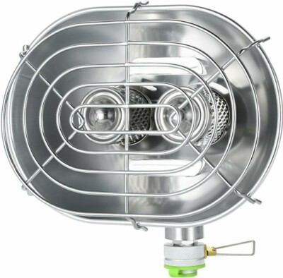 SUNRIS BRS-H22 Doppelkopf-Gasherd-Heizung für den Winter im Freien, Camping