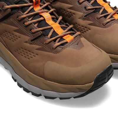 Hoka One One Men's Kaha Low GTX Otter Persimmon Orange Gore-Tex