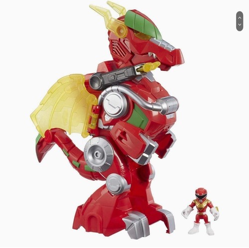 Playskool Heroes Power Rangers Red Ranger und Dragon Thunderzord Neu im Karton - Bild 2 von 3