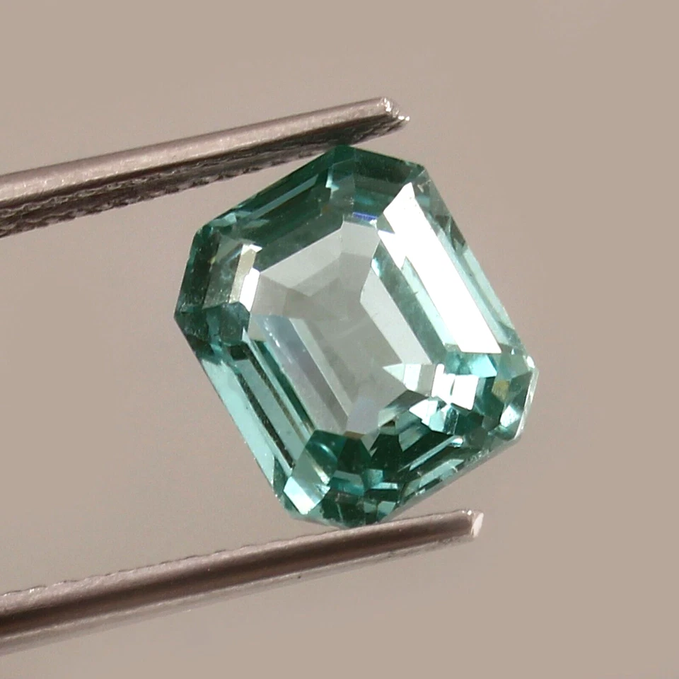 Natürlich Brasilianischer Grün Paraiba Turmalin Lose Smaragd Schliff Edelstein - Bild 2 von 4