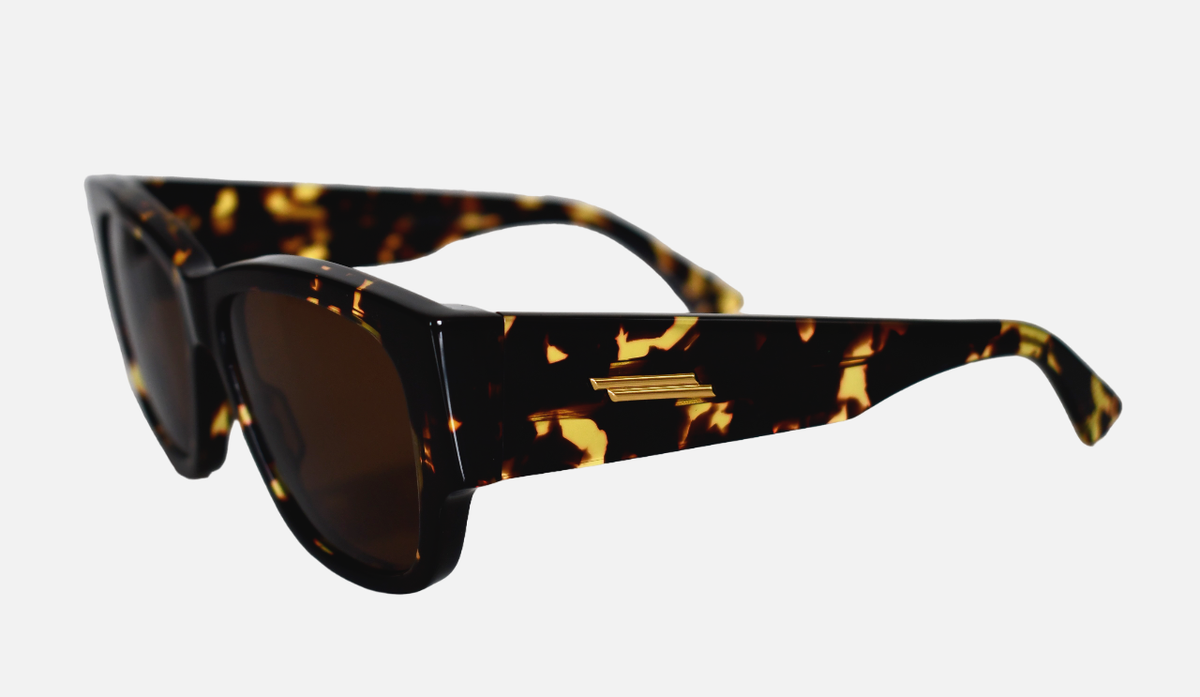 Bottega Veneta サングラス ヒョウ柄ケース付き NEW BOTTEGA VENETA BV1026S 002 TORTOISE OVERSIZED Women's
