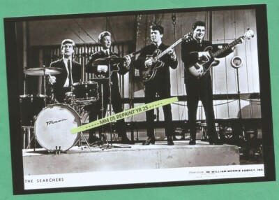 Found 4X6 PHOTO of 1960's The SEARCHERS Music Group William Morris Agency