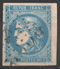 CERES Bordeaux N°46B, oblitéré ANCRE, cote 200 €, Superbe