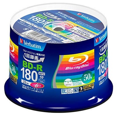 Verbatim Blu ray Rohlinge 6 x 25 GB BD-R Blueray bedruckbare Spindel 50 Blatt