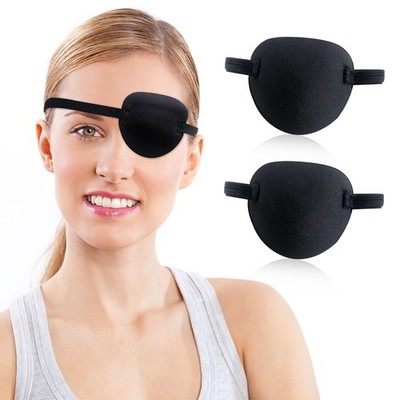 Eye Patch,2pcs Patches for Adults,Medical Eyepatch Left Right 2 Black 
