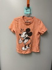 Disney Mickey Mouse Jumping Beans Orange Short Sleeve Graphic Tee - Size 5
