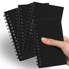 4 Pcs Small Spiral Notebooks Memo Pads 3x5 Bulk Small Pocket Notebooks Mini N...