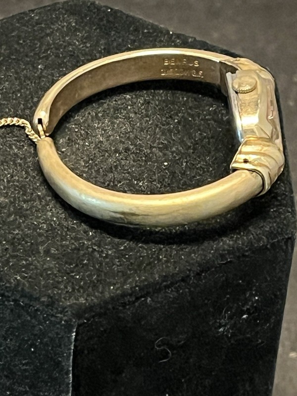 Vtg Elgin Ladies 10k Gold Filled Art Deco Watch & Band  15 J - Running
